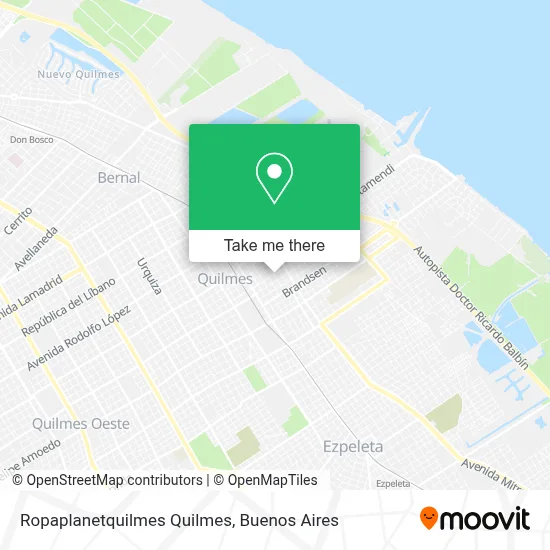 Ropaplanetquilmes Quilmes map