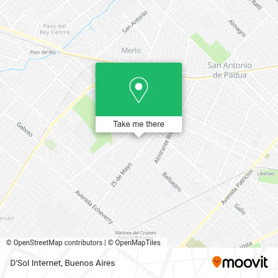 D'Sol Internet map
