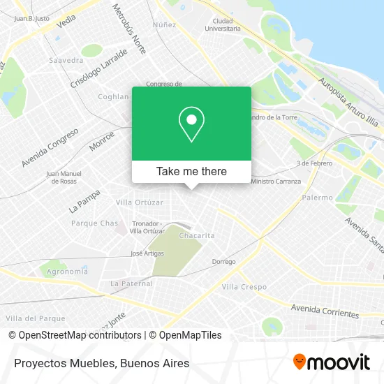 Proyectos Muebles map