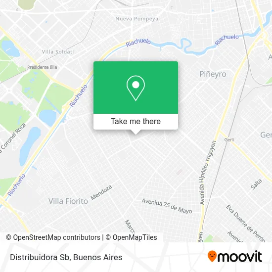 Distribuidora Sb map