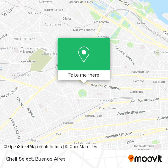 Shell Select map
