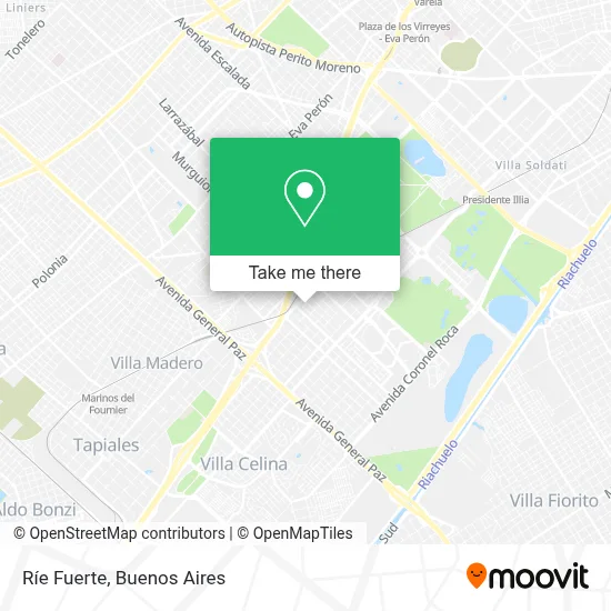 Ríe Fuerte map