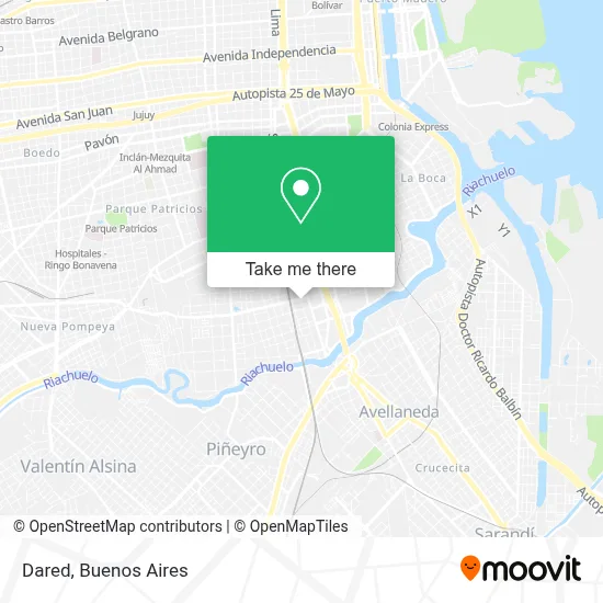 Dared map