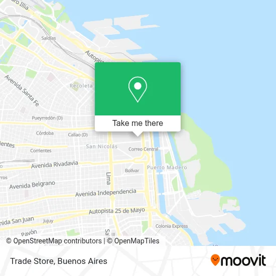 Trade Store map