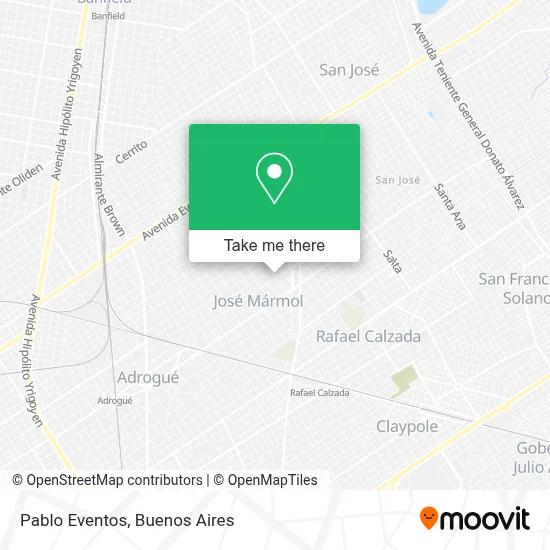 Pablo Eventos map