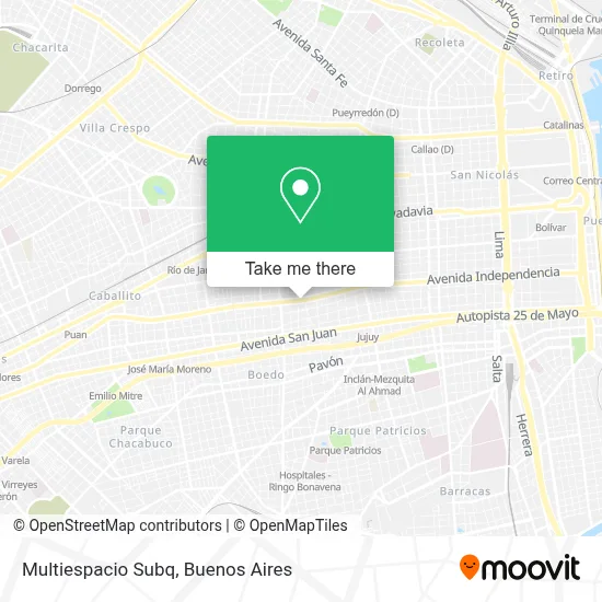Multiespacio Subq map