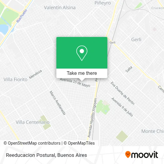 Reeducacion Postural map