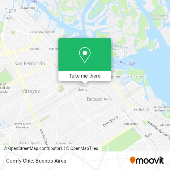 Comfy Chic map