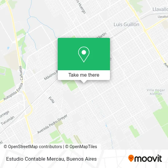 Estudio Contable Mercau map