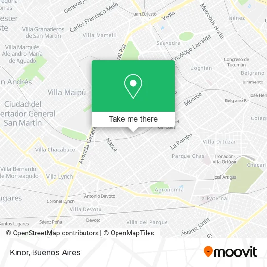 Kinor map