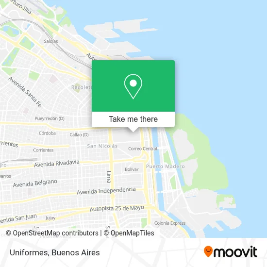Uniformes map
