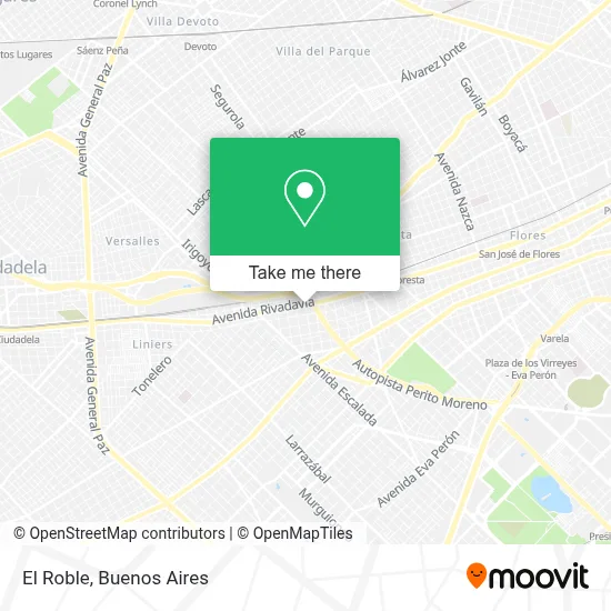 El Roble map