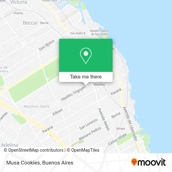 Musa Cookies map