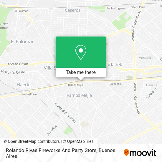 Rolando Rivas Fireworks And Party Store map
