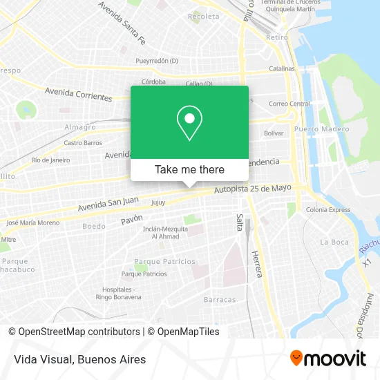 Vida Visual map
