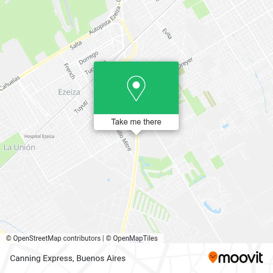 Canning Express map