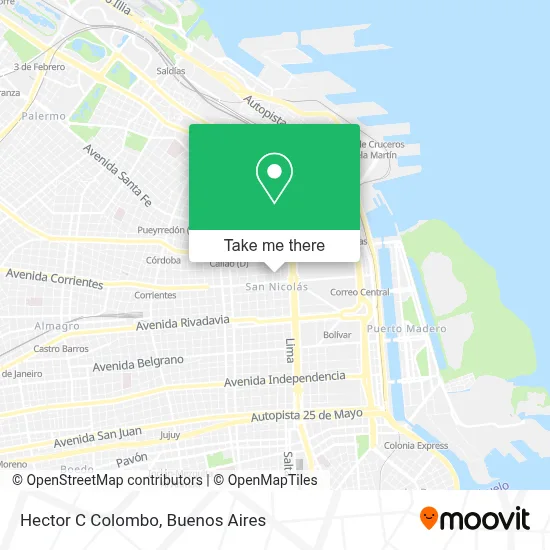 Hector C Colombo map