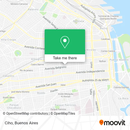 Ciho map