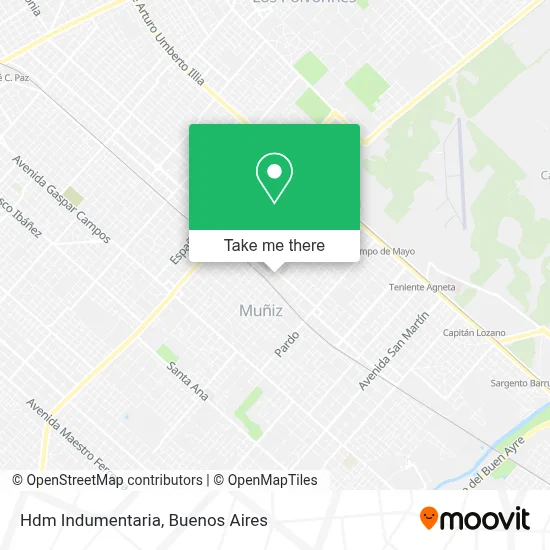 Hdm Indumentaria map
