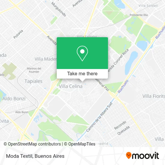Moda Textil map