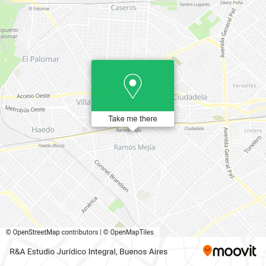R&A Estudio Jurídico Integral map