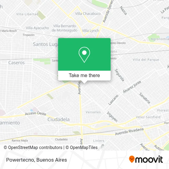 Powertecno map