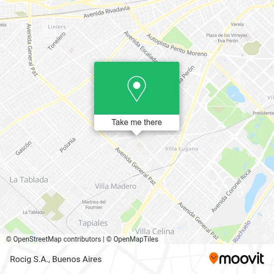 Rocig S.A. map