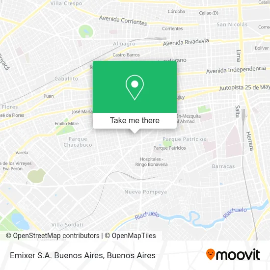 Emixer S.A. Buenos Aires map