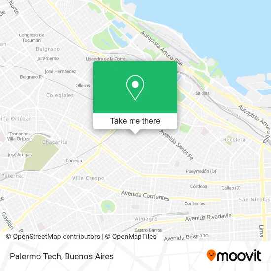 Palermo Tech map