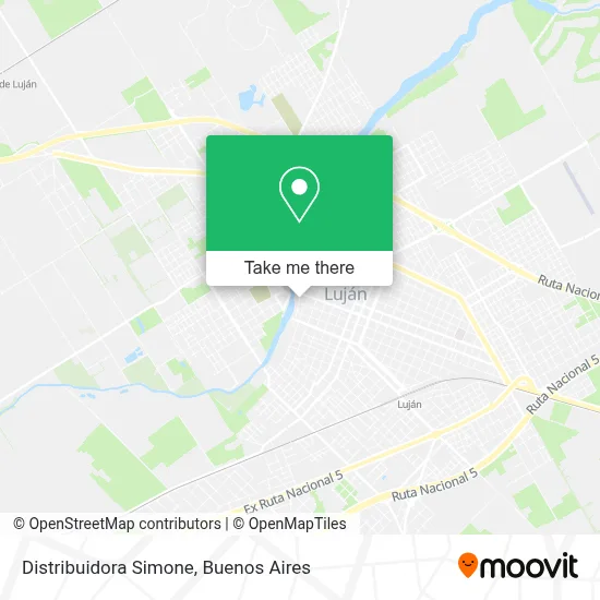 Distribuidora Simone map