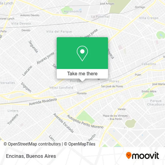 Encinas map