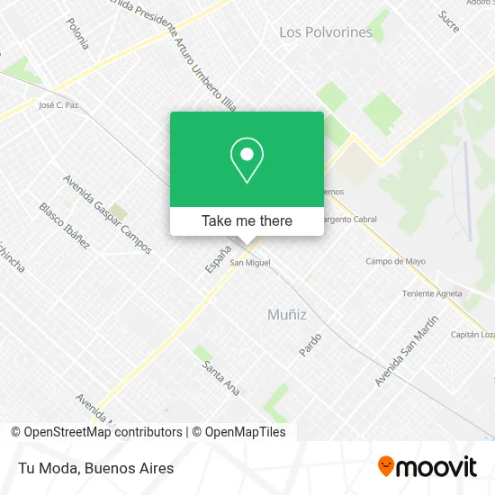 Tu Moda map