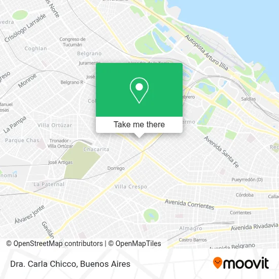 Dra. Carla Chicco map