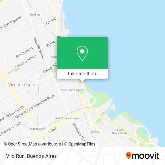Vilo Run map
