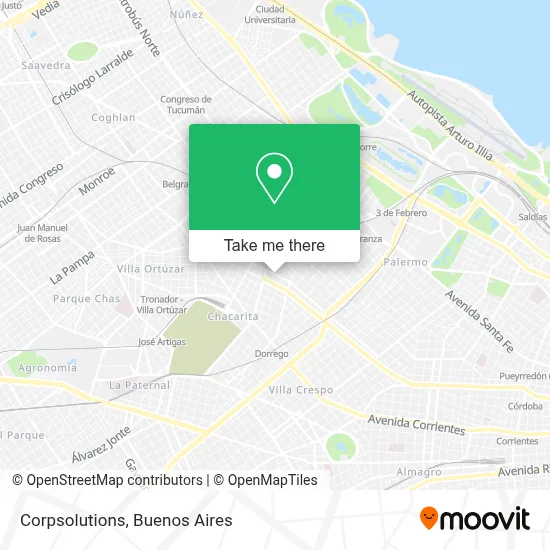 Corpsolutions map