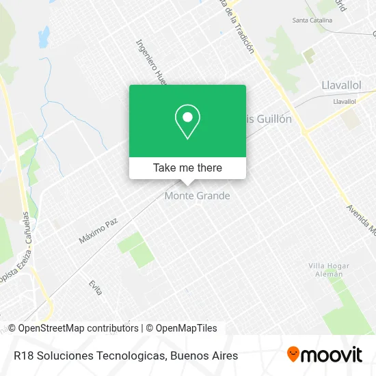 R18 Soluciones Tecnologicas map