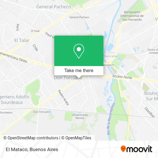 El Mataco map