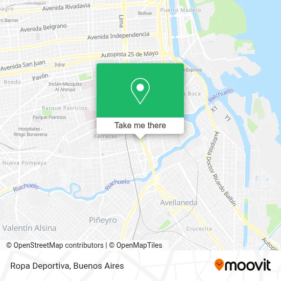Ropa Deportiva map