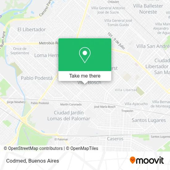 Codmed map