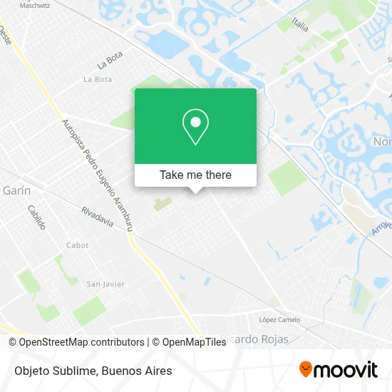 Objeto Sublime map