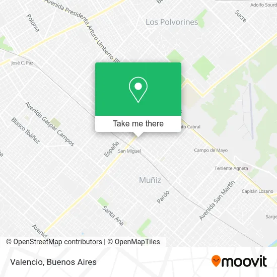 Valencio map
