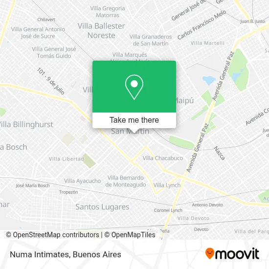 Numa Intimates map