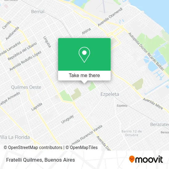 Fratelli Quilmes map