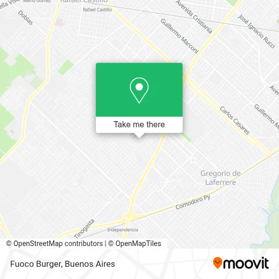 Fuoco Burger map