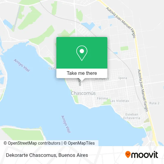 Dekorarte Chascomus map