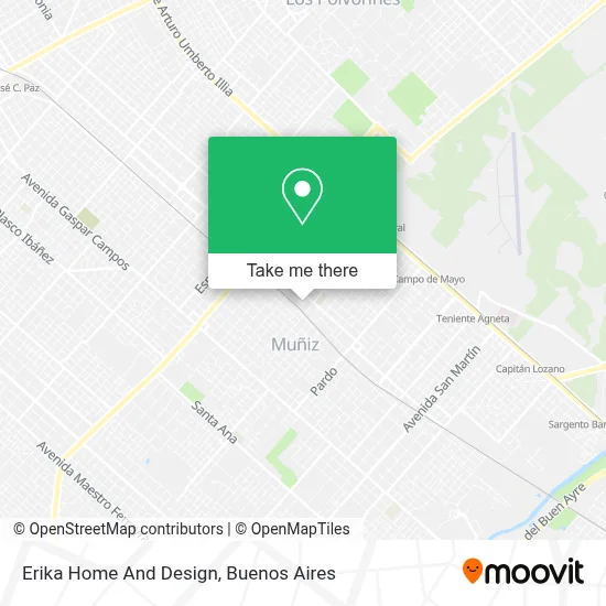 Erika Home And Design map
