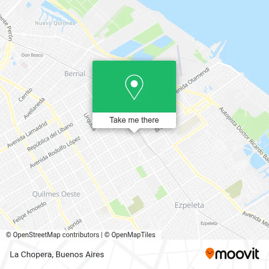 La Chopera map
