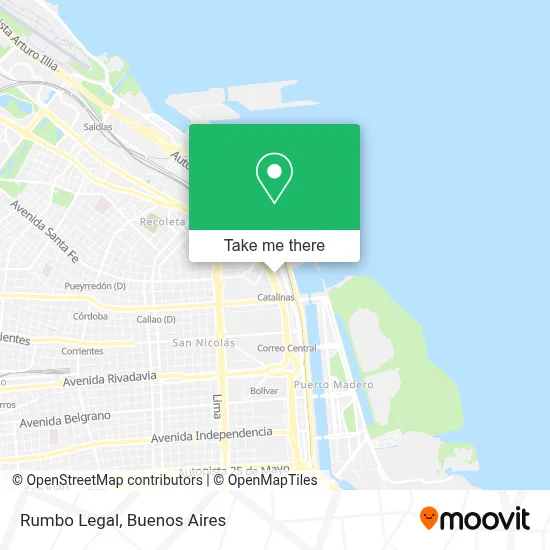 Rumbo Legal map