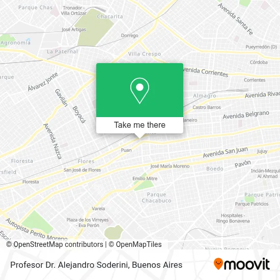 Profesor Dr. Alejandro Soderini map