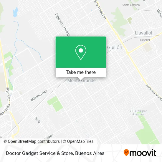Doctor Gadget Service & Store map